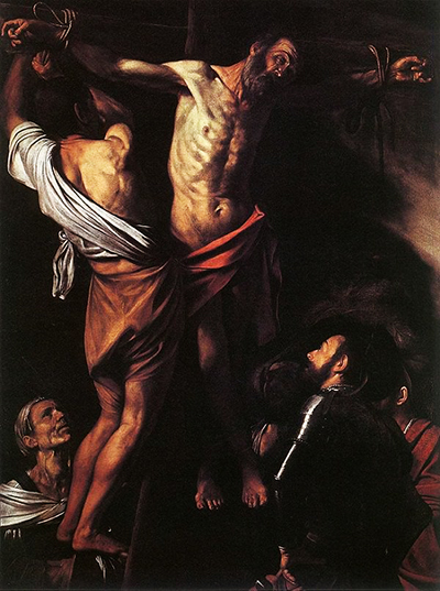 Crucifixion of Saint Andrew Caravaggio